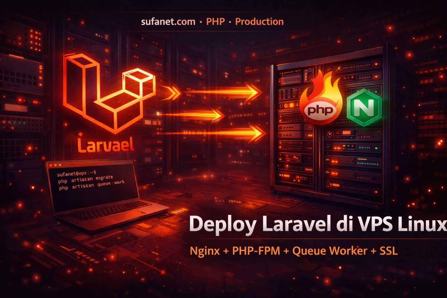 Cara Deploy Aplikasi Laravel di VPS Linux dengan Nginx + PHP-FPM (Production Ready)