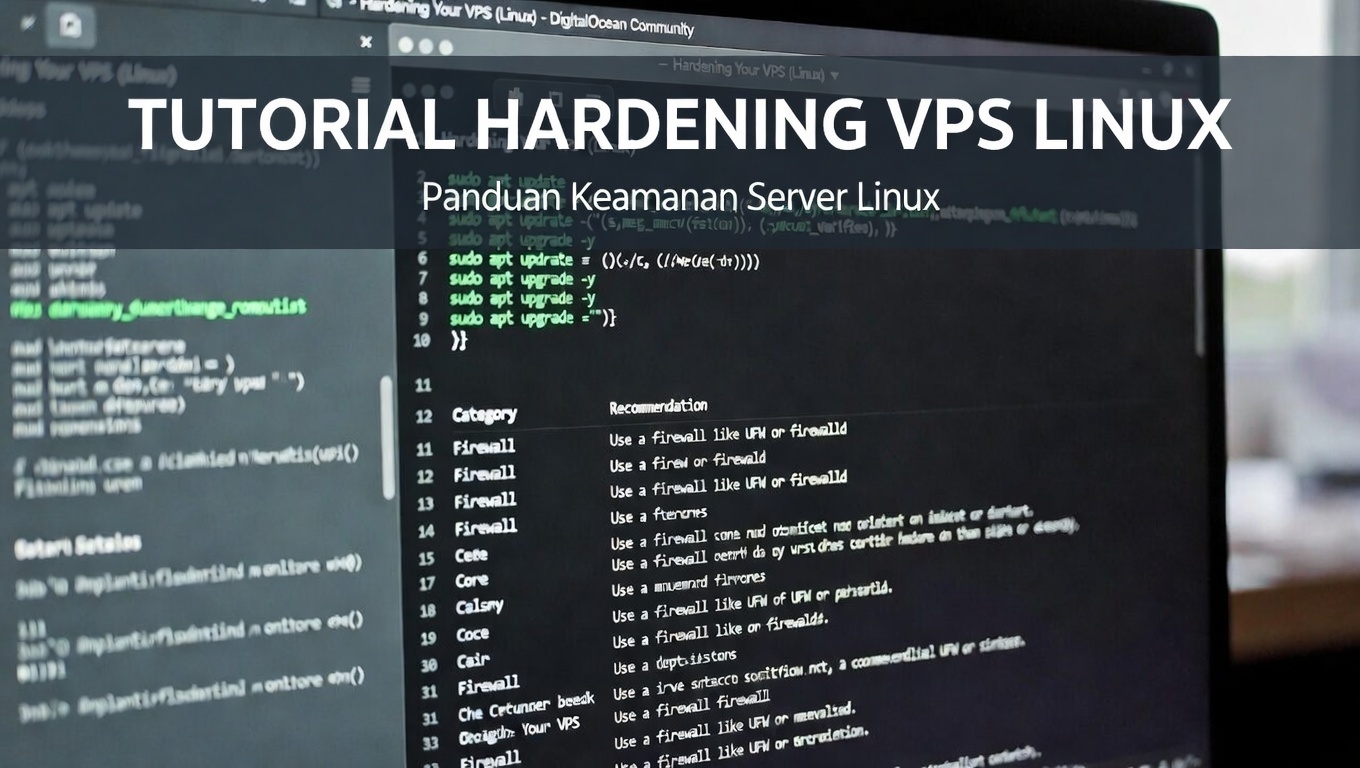 Cara Hardening VPS Linux: Disable Root Login, SSH Key Authentication, dan 2FA
