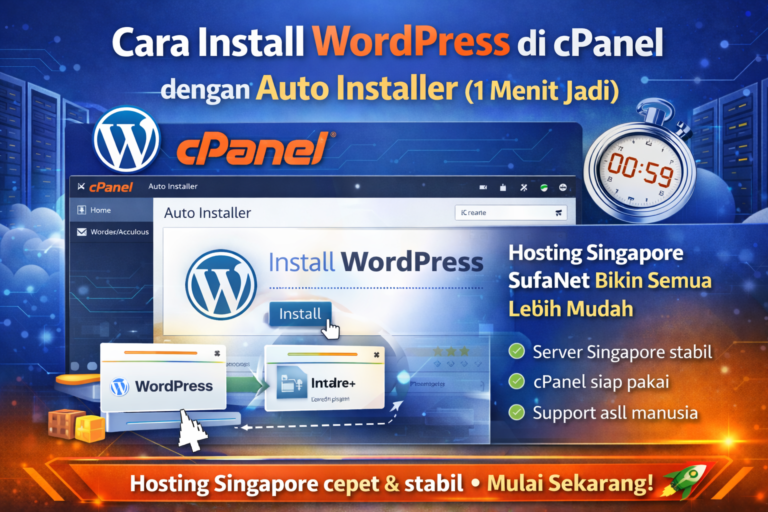 Install WordPress di cPanel