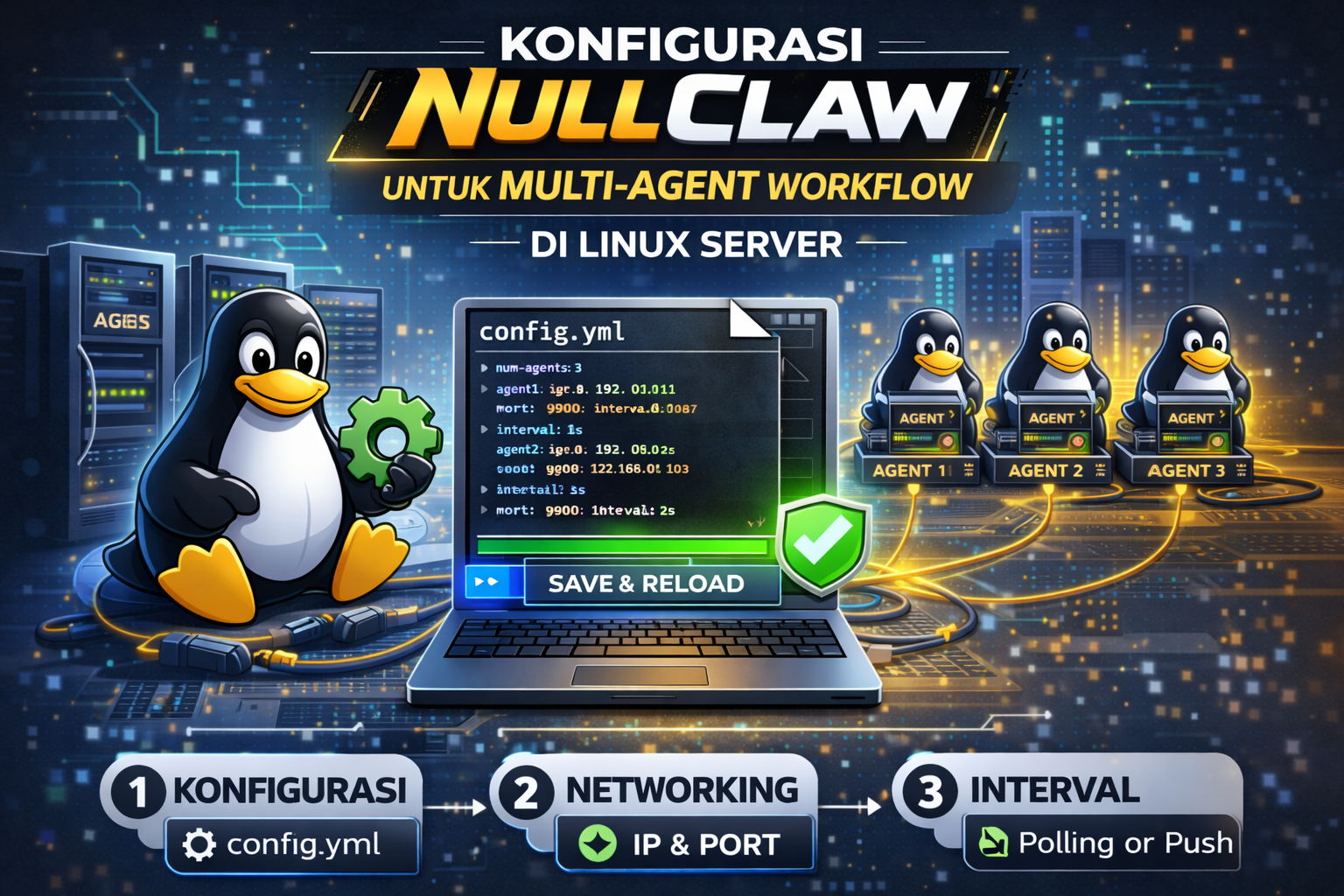 Konfigurasi NullClaw untuk Multi-Agent Workflow di Linux Server
