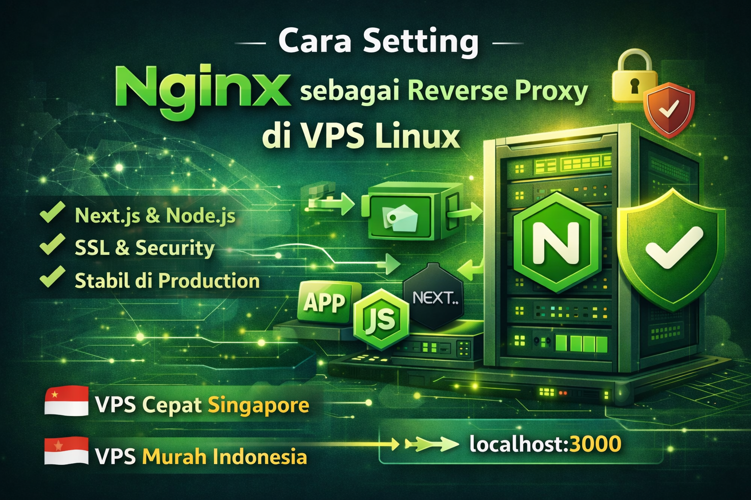 Cara Setting Nginx sebagai Reverse Proxy di VPS Linux (Lengkap & Production Ready)