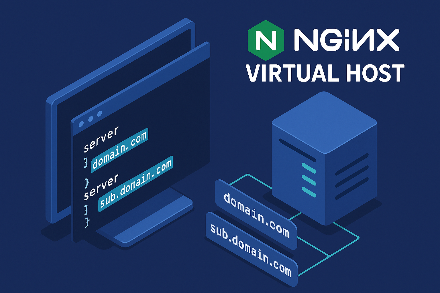 Cara Menambahkan Domain dan Subdomain Manual di Nginx