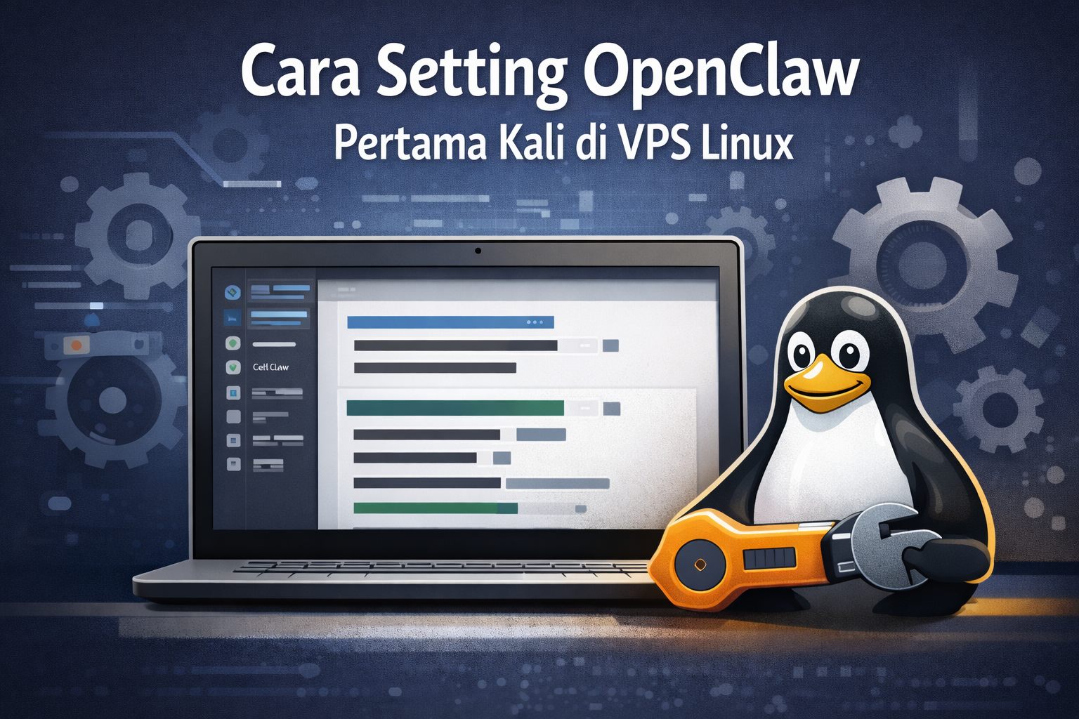 Cara Setting OpenClaw Pertama Kali di VPS Linux agar Bisa Jalan