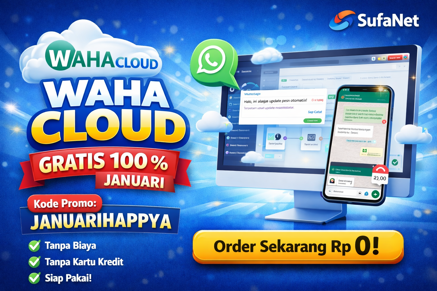 WAHA Cloud Gratis